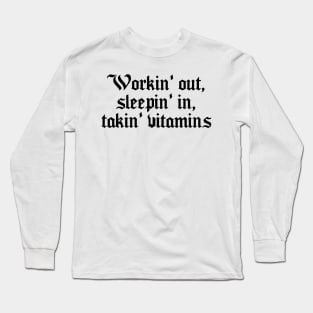 Vitamins Long Sleeve T-Shirt